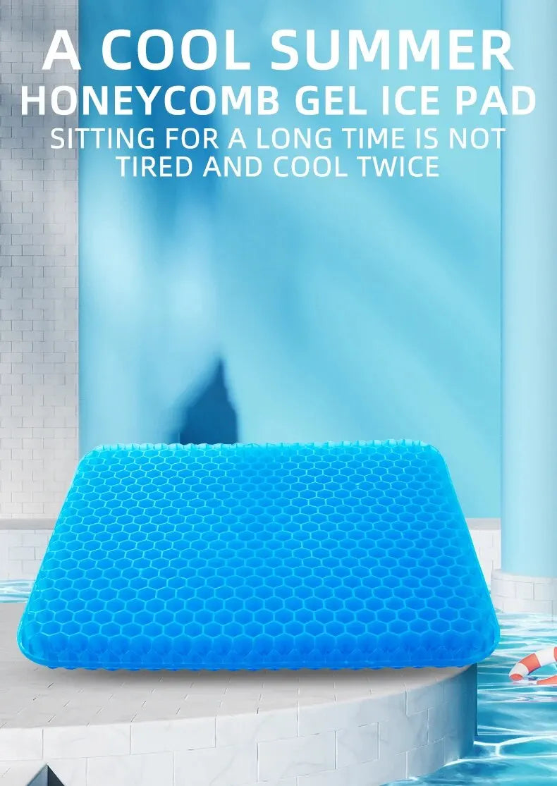 Pressure Relief for Tailbone Back Pain, Office Chair Wheelchair Car 2026 – Honeycomb Gel Seat Cushion