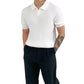 Fast-dry men's golf polo shirt - slim fit short sleeve, polyester, for sports and casual wear