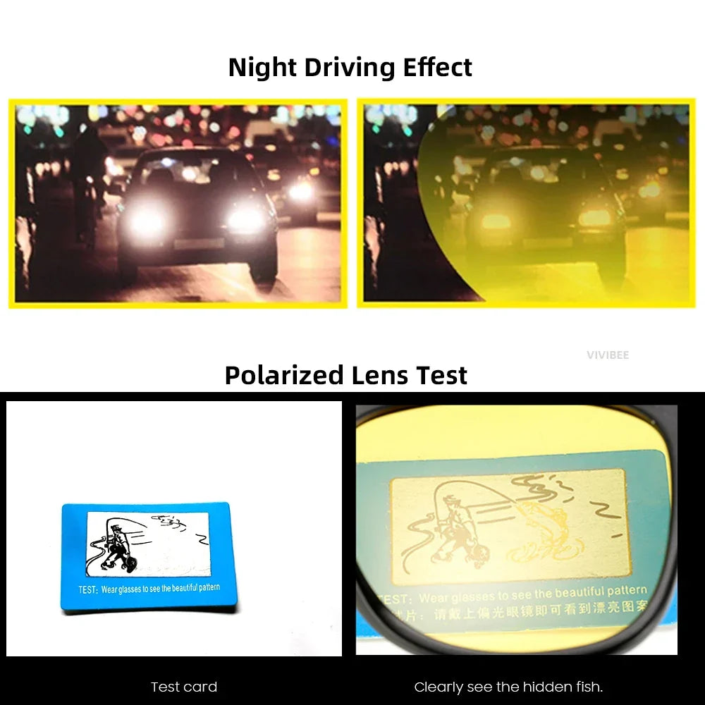 Vision Night Sunglasses Polarized Yellow Lenses UV400 Protection For Enhanced Night Driving Fall 2025 Trend