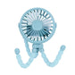 Travel-Friendly Oscillating Pram Fan Mini Hand-Held Baby Fan USB Operated Clip-on Flexible Tripod for Car Seat Use