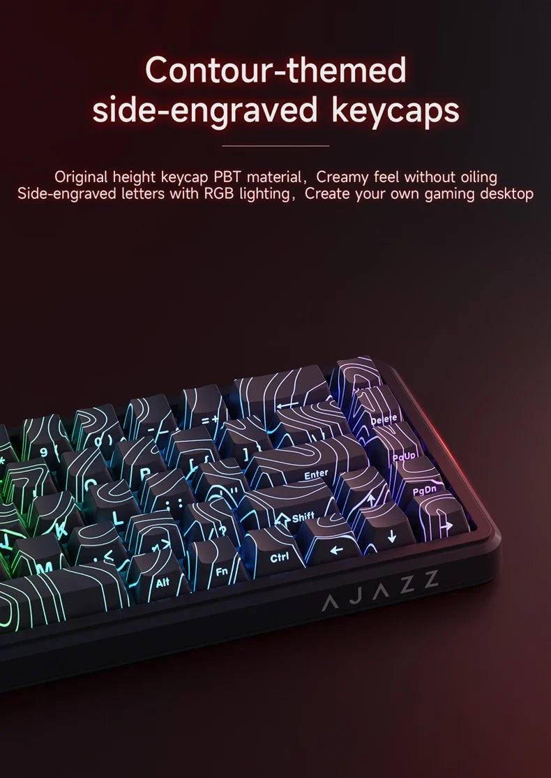 Mechanical Keyboard Sixty Mini Cordless ARGB Magnetic Hall