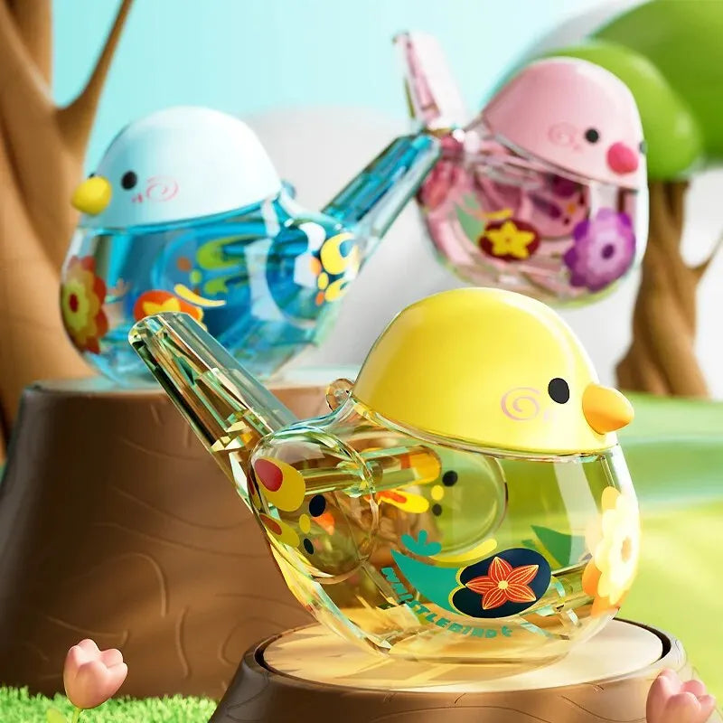 Water Musical Bird Whistle Toy for Babies and Toddlers - Interactive Bird Call with Water Feature for Fun Learning