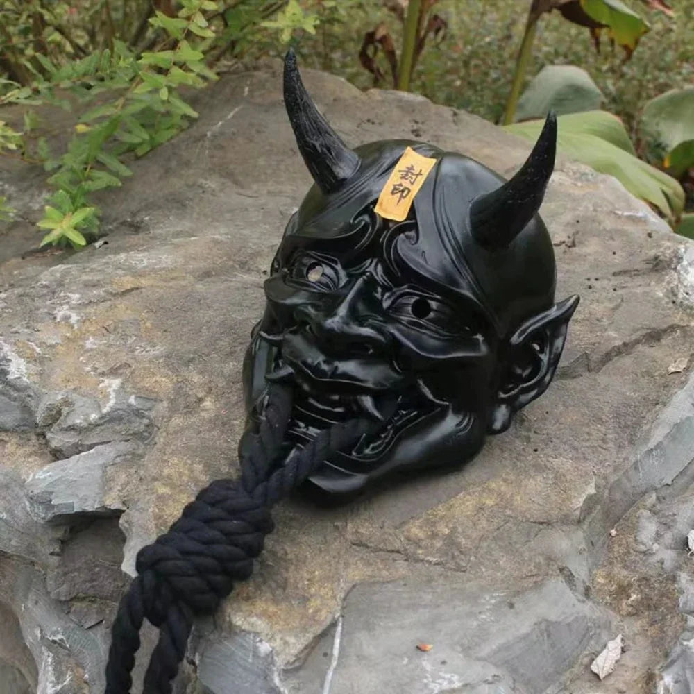 Horror2025 Edition Hannya Mask Resin Demon Cosplay Halloween