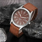 Field Quartz Watch Nylon Strap Military Style Date Luminous