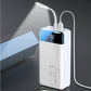 High-Capacity 50000mAh Travel-Friendly Power Bank with LED Display for iPhone 13, Samsung S22, and Xiaomi