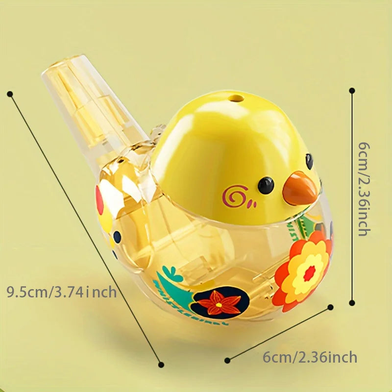 Water Musical Bird Whistle Toy for Babies and Toddlers - Interactive Bird Call with Water Feature for Fun Learning