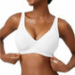 Breathable Women's Bra - Seamless, Full Cup, Wire-Free, Nylon-Elastane Blend, Regular Wear