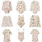 Rash Guard & Hat, Nylon, Cartoon Seagull Star Print, Beach Holidays – Fast-dry Kids’ Swimwear Kit
