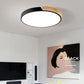 Japandi Led Ceiling Light Scandinavian Wood Contemporary Plush Glow Diffuser