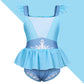 Sturdy Princess Print, Cotton-Poly, For Beach and Pool – Fast-Dry Girls Two-Piece Swimsuit