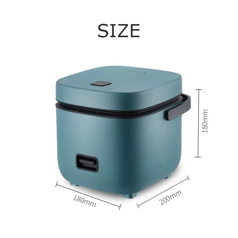 Rice Cooker 1.2L Mini Automatic Motor-Driven Rice Cooker Compact Capacity 1-2 Servings Back To School 2025 Nonstick