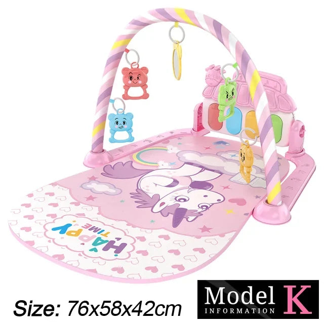 Play Baby Gym Piano Activity Mat With Hanging Toys Newborn Early Education Fall 2025 Sensory Motor Skill Gift