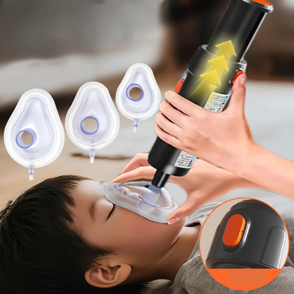 Choking2026 Edition Rescue Device Travel-Friendly First Aid CPR Emergency Device for Adults and Children Travel Household Safety