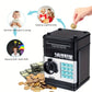 Piggy Electronic Bank Mini Safe with Password Lock - Cash Coin Saving Box for Kids, Fun Financial Gift
