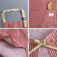 Kitchen Apron Linen Striped Hanging Neck Apron Japanese Style Cooking Gardening Fall 2025 Breathable Flexible