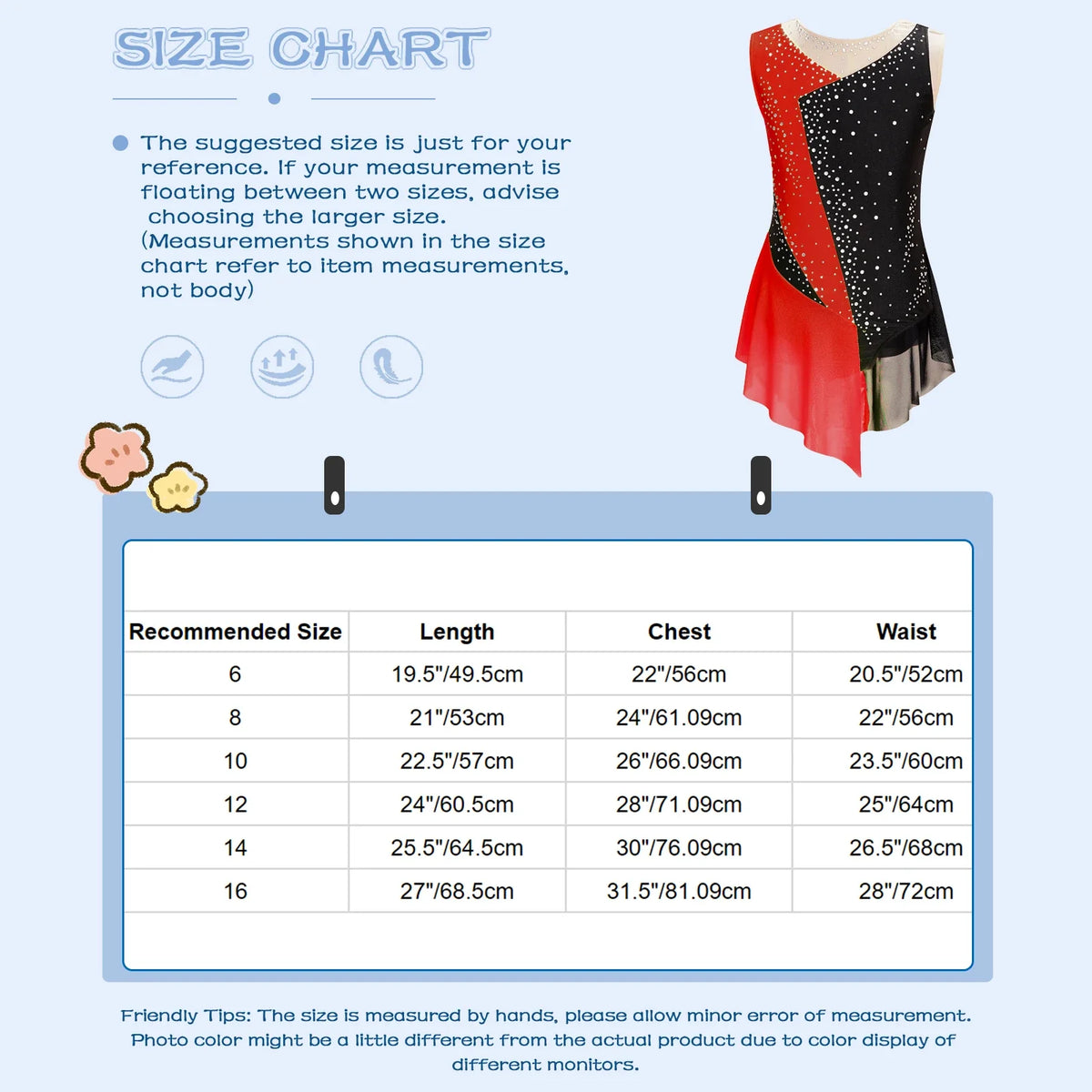 Flattering Stretchy Girls' Dance Leotard - Sleeveless Rhinestone Mesh Top, Polyester, Nylon, Elastane, For Competition