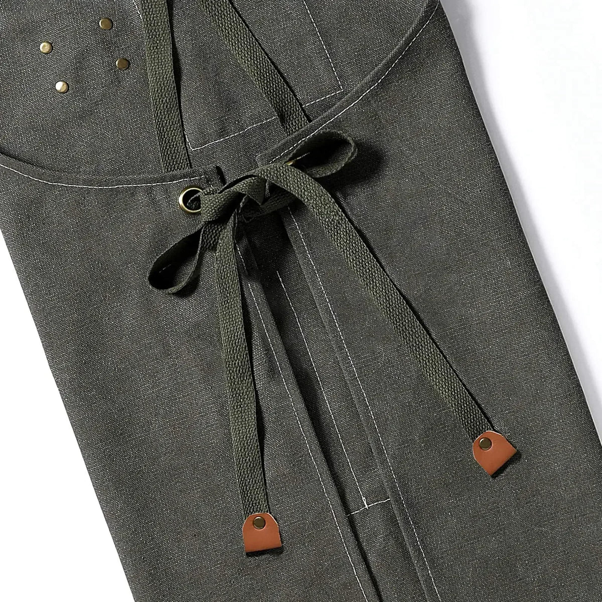 Canvas Apron Flexible Crossback Work Apron For Kitchen Chef Restaurant Cafe Fall 2025 Sturdy Pockets