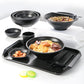 Bowl Ramen Black Plastic Japanese Style Noodle Bowl