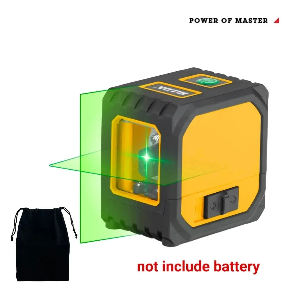 Mini Laser Level with Self-Leveling Green Beams - USB Charging Household Tools