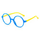 Kids2026 Edition Glasses Round Frame Korean Style Clear Lens Photo Prop Back To School