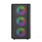 ITX Mini PC Case Tempered Glass 360mm Water Cooling
