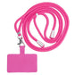 Flexible Detachable Phone Lanyard with Card Holder & Carabiner - 13 Colors, Nylon Strap Accessory