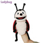 Finger Puppets Insect Plush Hand Puppet Kit Kids Educational Cotton Plush Bug Characters Back To School 2025 Gift