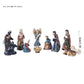 Nativity Scene Kit Resin Figurines Miniature Baby Jesus Manger Decor Christmas Gift Idea