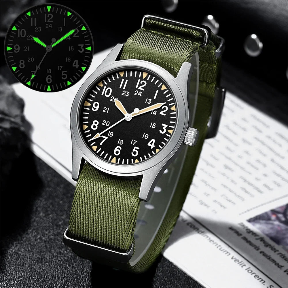 Military2025 Edition Quartz Field Watch 37mm Sapphire Fall