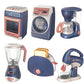 Pretend Kitchen Playset - Motor-Driven Vacuum, Juicer, Washing Machine & Water Sweeper Toys for Kids