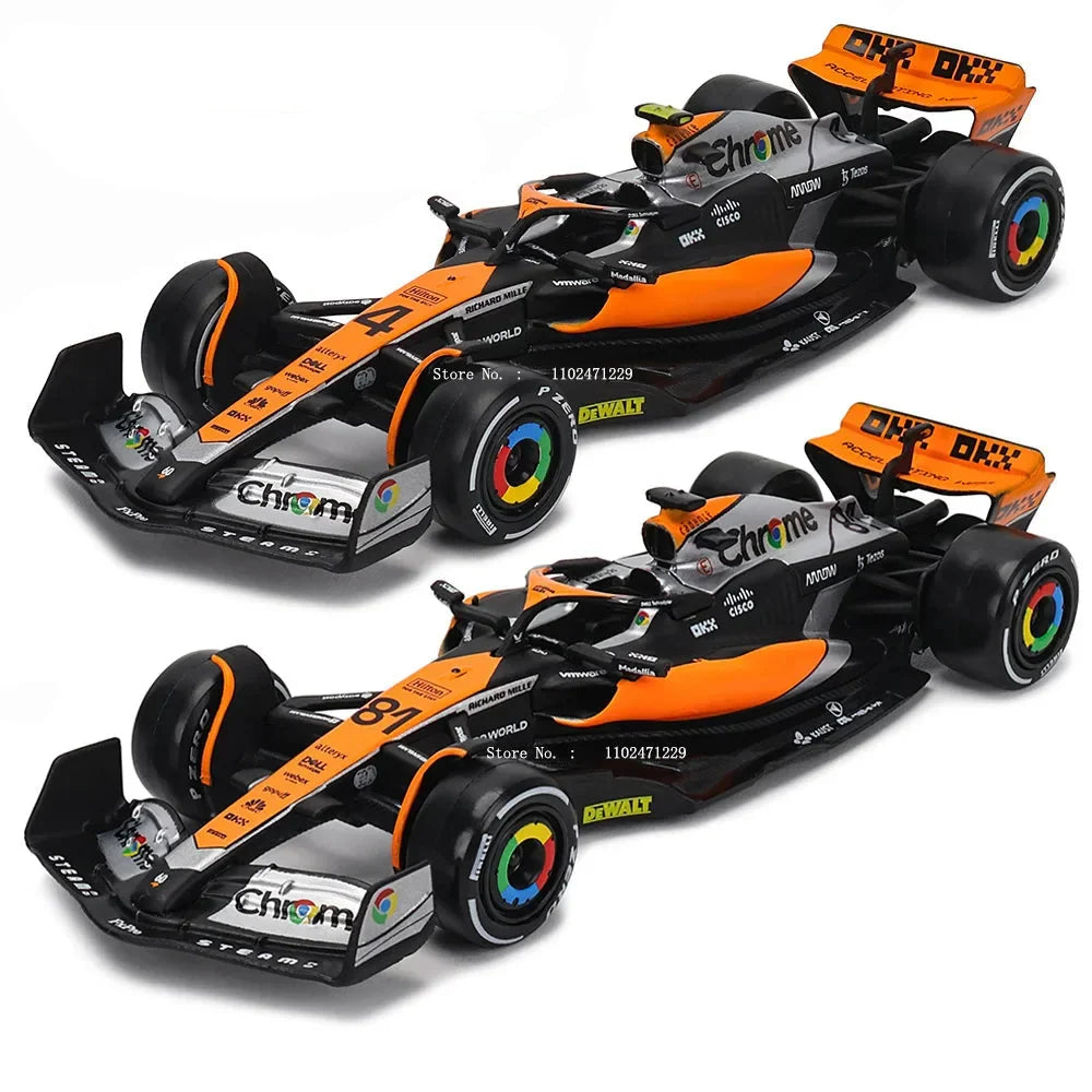Car Die-Cast 1:43 Scale Formula One MCL60 Replica 2023 Collectible Display Model Fall 2025 Gift