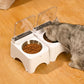 Cat Smart Feeder Infrared Auto Open Cover Dual Stainless Steel Bowls Fall 2025 Hands Free Anti Mouse Mess Free