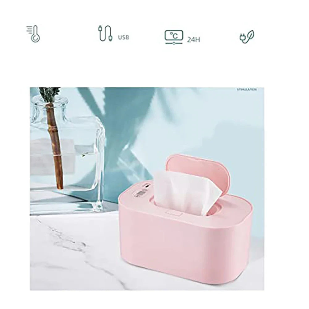 Baby Wipe Warmer Mini Wipe Warmer Dispenser Travel-Friendly Household Car Nursery Essential Fall 2025 Warm Hygienic Wipes