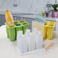 6-Hole Silicone Popsicle Molds for Homemade Ice Cream, Simple Release Ice Pop Maker with Cover and Sticks