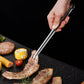 Kitchen & Outdoor 2026 – Stainless Steel BBQ Tongs Anti-Slip Heat Resistant Grill Food Clip