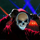 Skull LED Mask Full Face Glowing Terror Mask Halloween Fall 2025 Masquerade Party Costume Mask Breathable