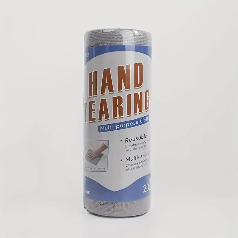 Absorbent Household Cleaning Towel Roll - Multi-Use Dishwashing & Car Washing Cloth