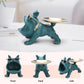 Resin Bulldog Storage Sculpture - Trendy Key Holder & Candy Tray for Household Decor