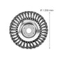 Universal Steel Wire Brush Trimmer Head - 6/8inch Garden Device for Grass & Lawn Maintenance