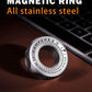 Ratchet Magnetic Fidget Ring Stainless Steel EDC Gift