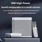 Bluetooth2025 Edition Speaker Karaoke System Travel-Friendly Cordless 10W With 2 Microphones Outdoor Party Sound Fall