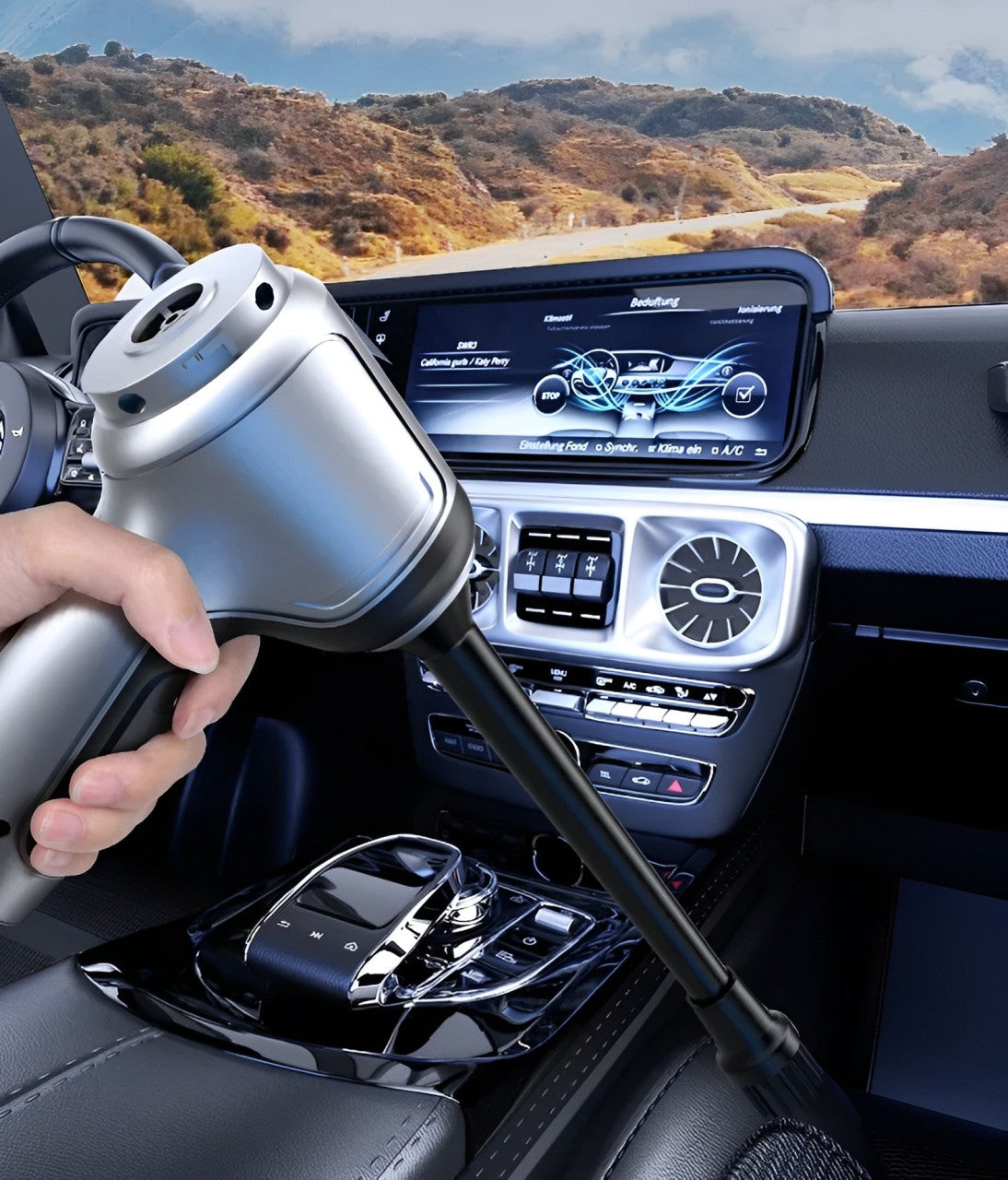 Cordless Car Vacuum Cleaner 95000Pa Travel-Friendly 4000mAh