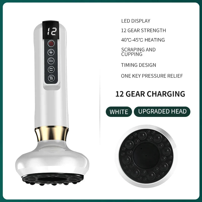 Motor-Driven Cupping Massager Multi Speed Vacuum Therapy With Infrared Heating Travel-Friendly Spring 2026 Wellness Trend