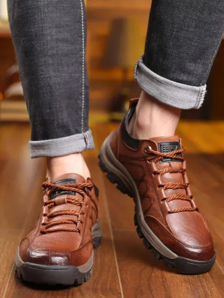 Men's Street Trendy Running Shoes - Anti-Slip Large Size Casual Sneakers