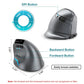 Bluetooth Vertical Comfort-Grip Mouse With OLED Screen