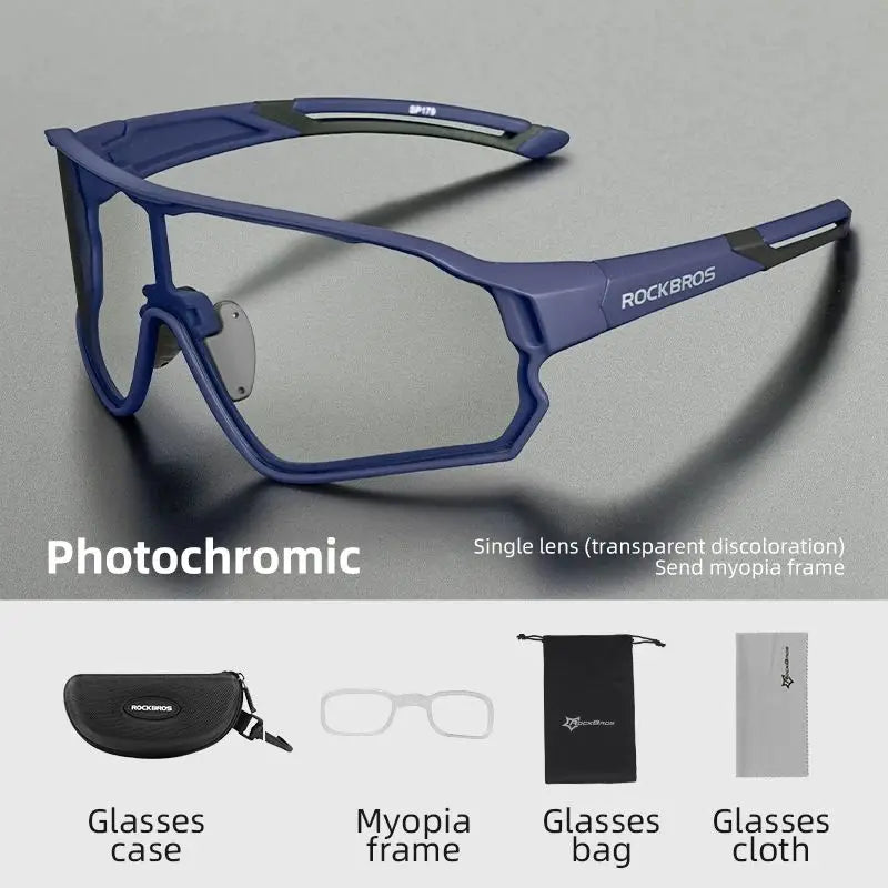 Photochromic Cycling Glasses Light MTB Road Sunglasses With UV400 Protection Summer 2026 Trend
