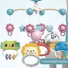 Baby Musical Mobile Projection Remote Newborn Sensory Toys