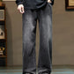 Men's Stretchy Jeans - Baggy Straight Flare, Denim Casual