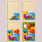 Animal Montessori Characters Wooden Transportation Puzzle Toy