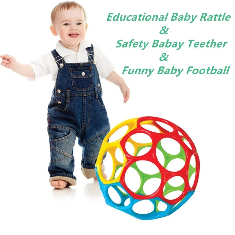Baby Rattle Teether Ball Newborn Sensory Toys Plush Safe